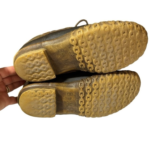 VINTAGE Mens LL BEAN Maine Hunting Shoe Boots Duck Leather Rubber Mocs 8M - Picture 5 of 10